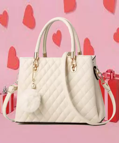 Women White Shoulder Bag