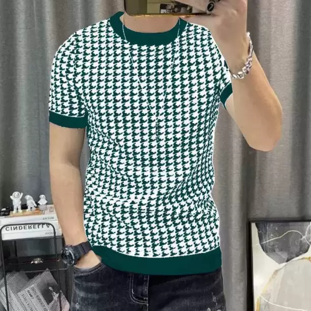 Men Printed Round Neck T-Shirt